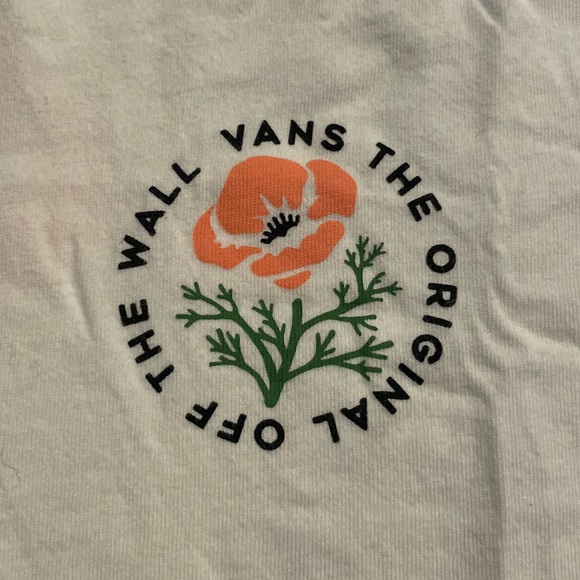 Vans Short Sleeve Tee Shirt White Medium - Picture 4 of 4